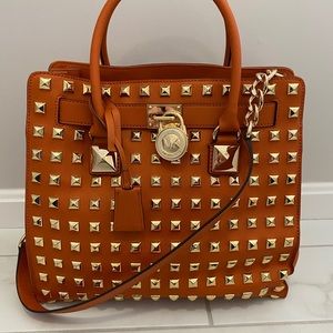 Michael Kors Hamilton Studded Purse